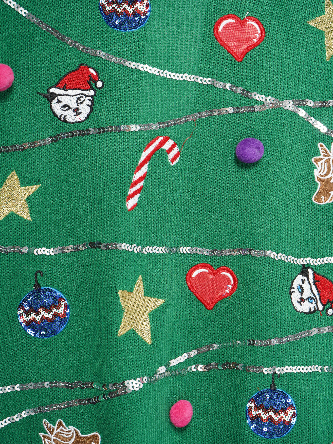 Джемпер H&M модель 0539290_зелений комб. Джемпер H&M модель 0539290_зелений комб. Фото