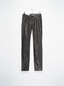 Повсякденні штани H&M модель 0541867_чорний комб. Фото