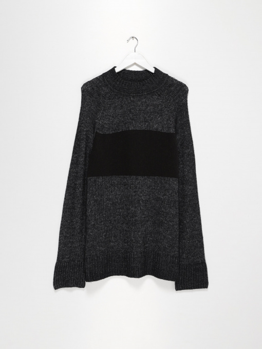 Джемпер H&M модель 0542051_чорний комб. Фото