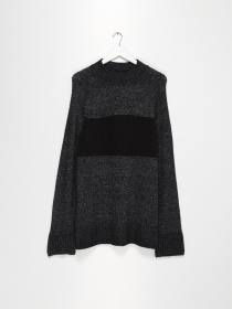 Джемпер H&M модель 0542051_чорний комб. Фото