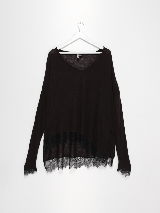 Джемпер H&M модель 0546610_чорний Фото