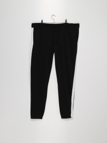 Штаны спортивные H&M модель 0547780_чорний з білим Фото