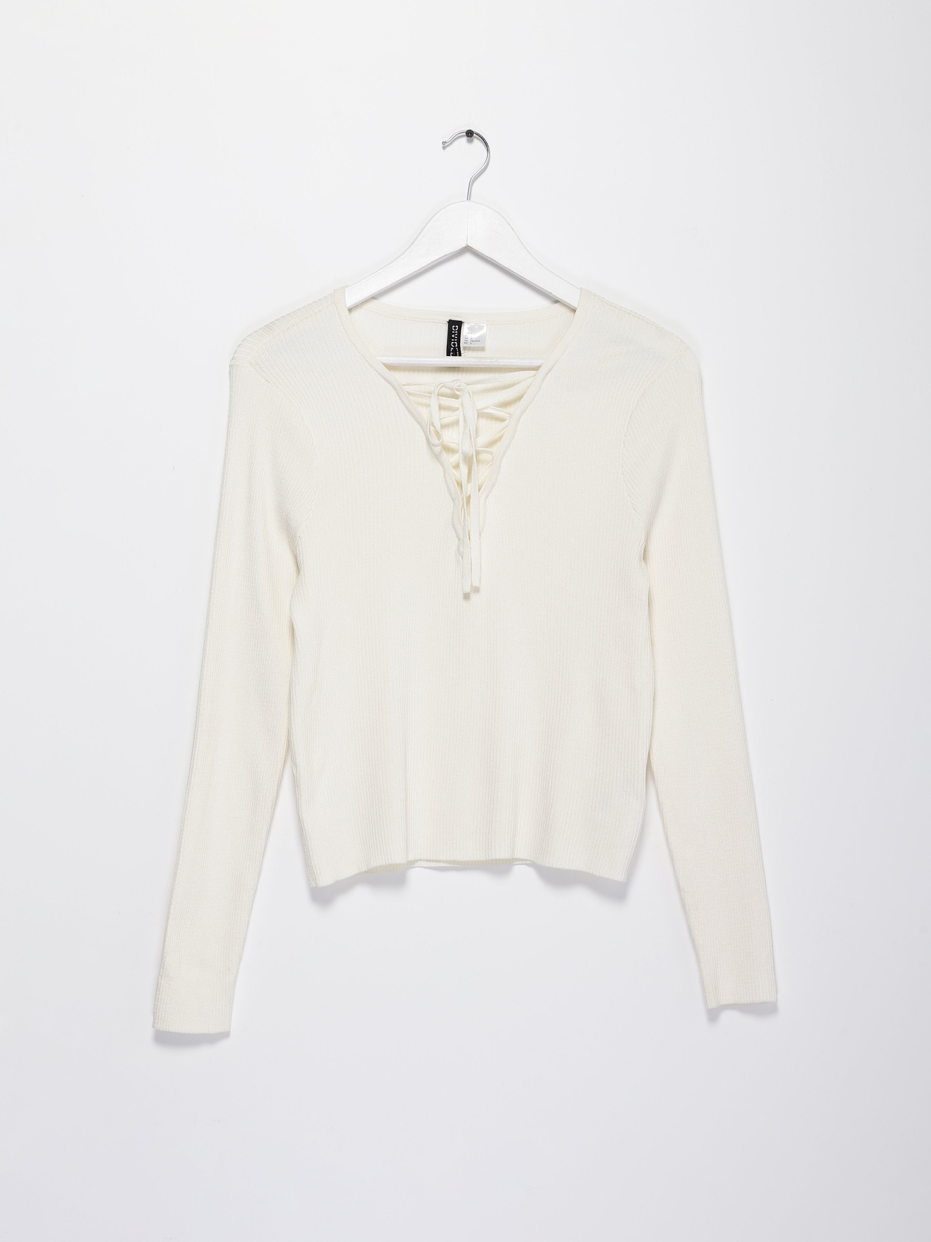 Джемпер H&M модель 0548237_білий Фото