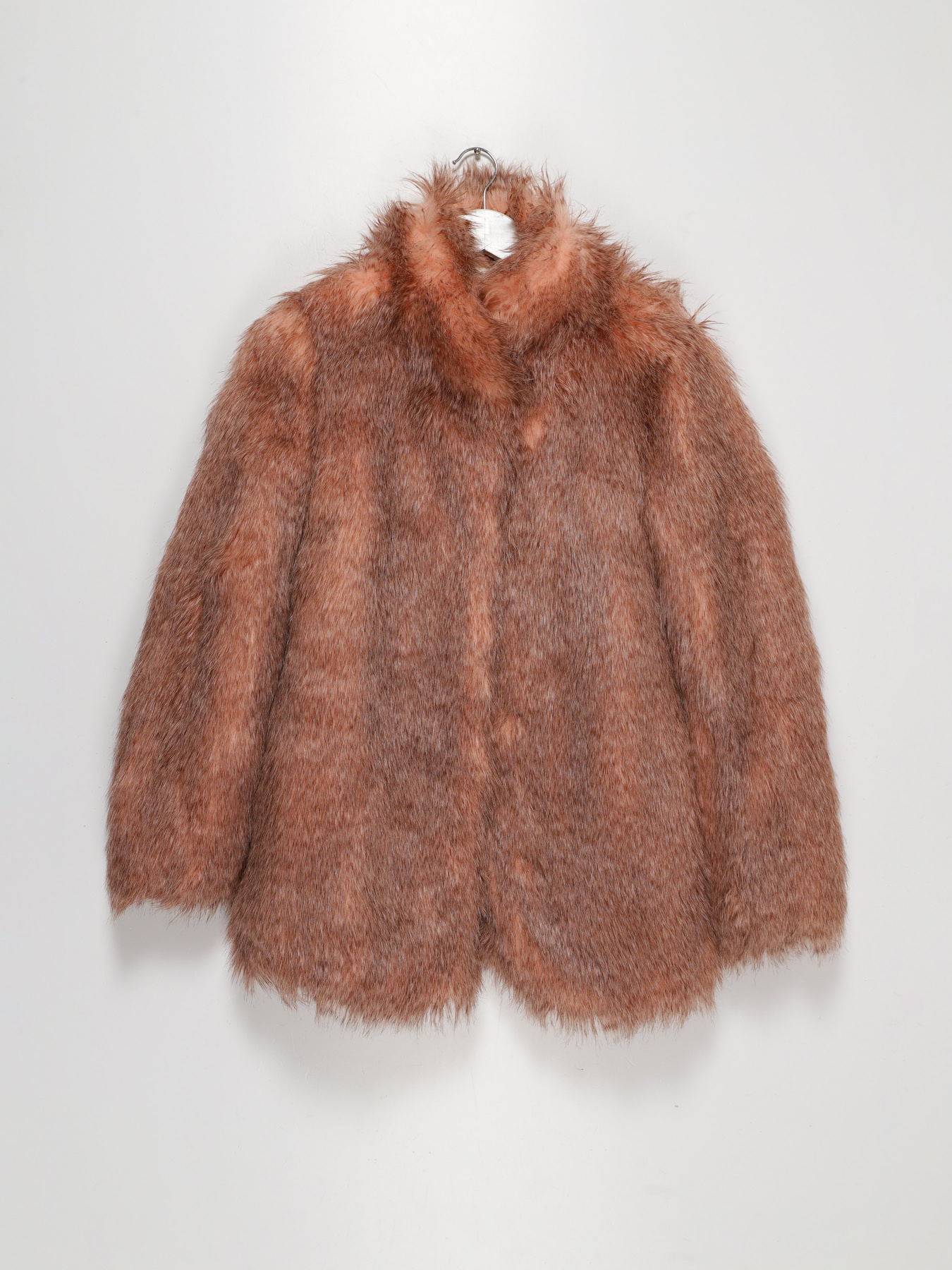 Шуба H&M модель 0549605_рожевий комб. Фото