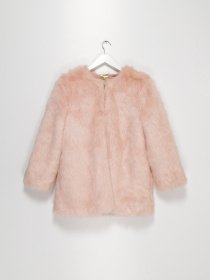 Шуба H&M модель 0565136_с.рожевий Шуба H&M модель 0565136_с.рожевий Фото
