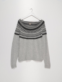 Джемпер H&M модель 0567924_сірий комб. Фото