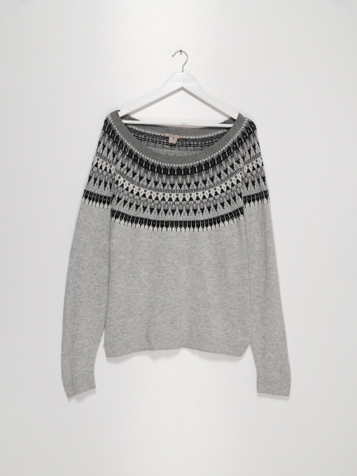 Джемпер H&M модель 0567924_сірий комб. Фото