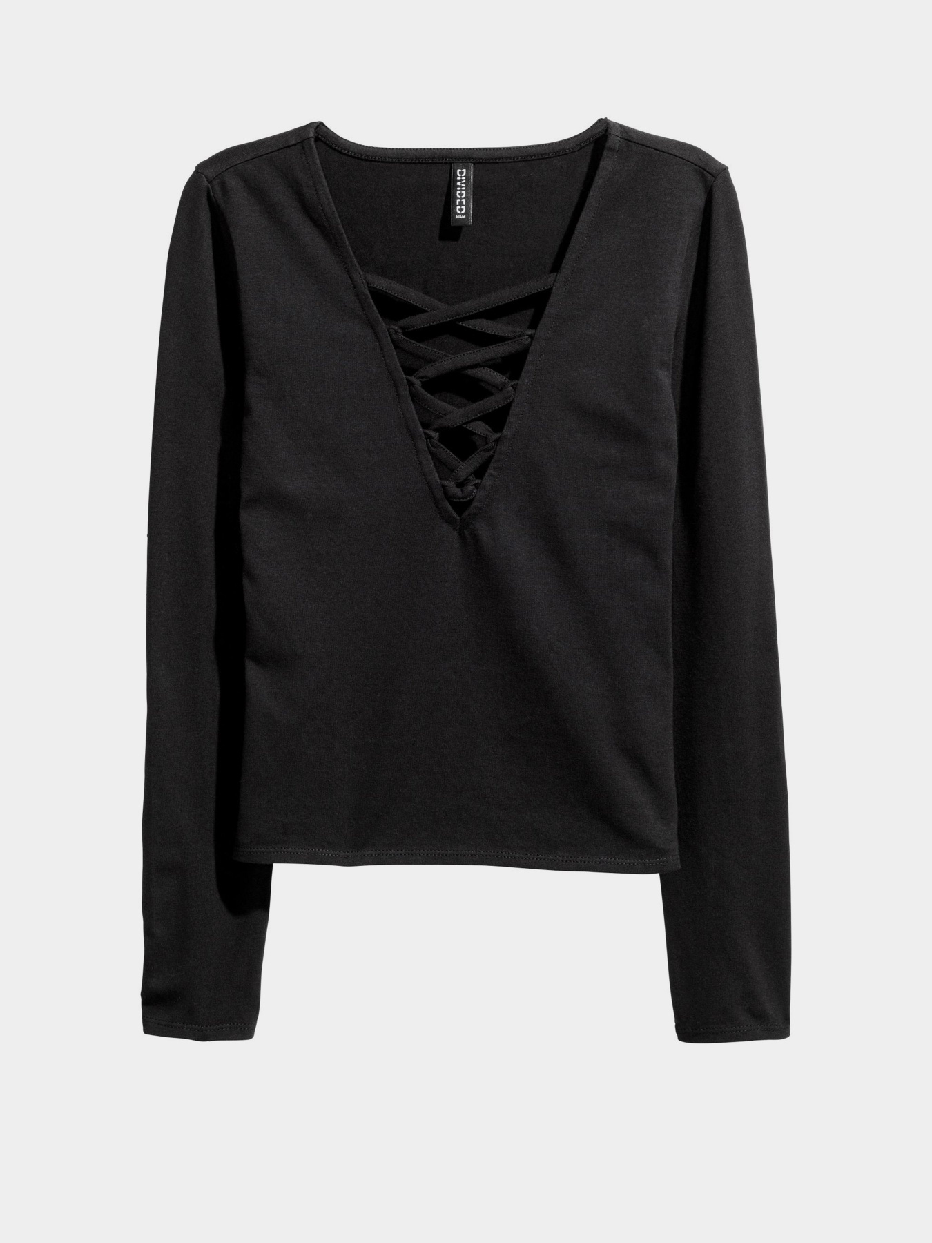 Реглан H&M модель 0454789_чорний Фото