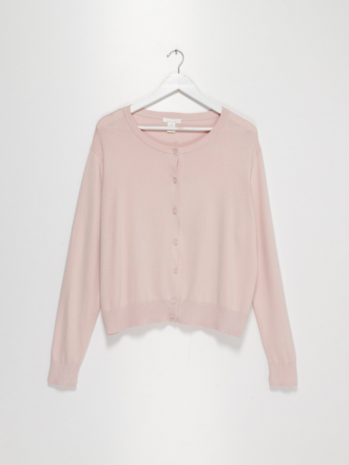 Кардиган H&M модель 0579541_рожевий Фото