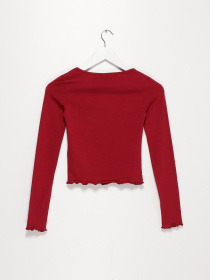 Реглан H&M модель 0456042_бордовий Фото