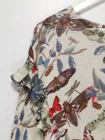 Лонгслив H&M модель 0597059_білий комб. Фото