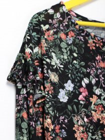 Лонгслив H&M модель 0597059_чорний комб. Фото