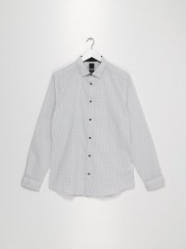 Сорочка H&M модель 0600229_білий комб. Фото