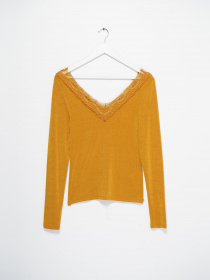 Джемпер H&M модель 0615141_жовтий Фото