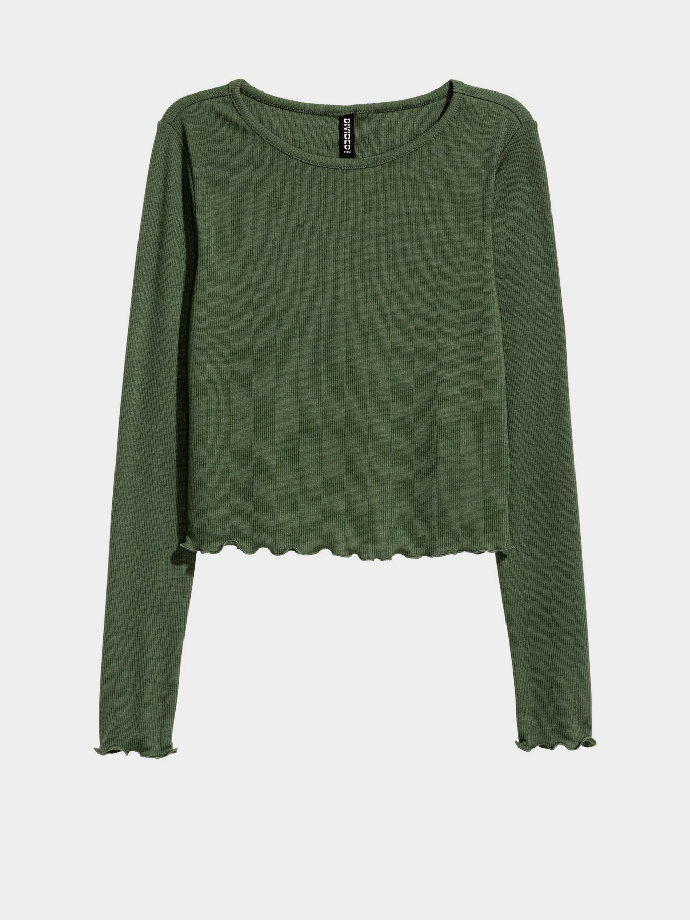 Реглан H&M модель 0456042_хакі Фото