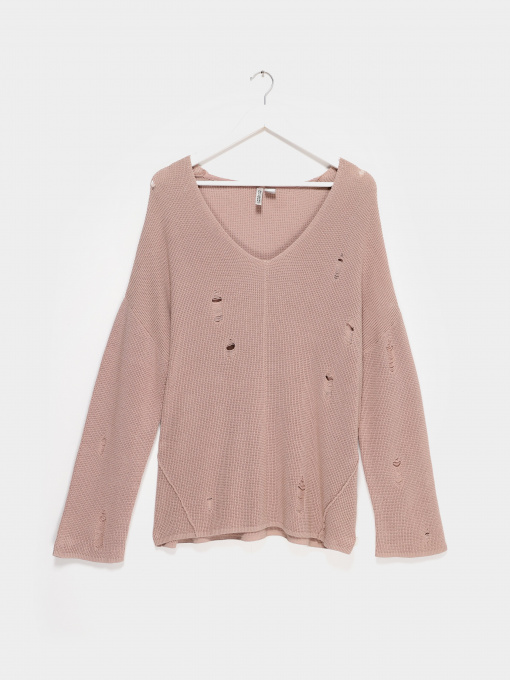 Джемпер H&M модель 0619110_бежевий Фото