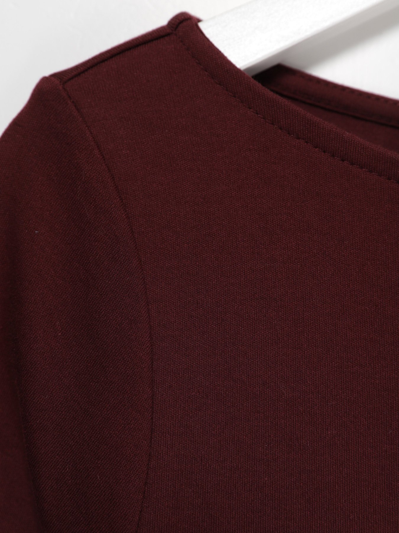 Лонгслив H&M модель 0649494_т.бордовий Фото