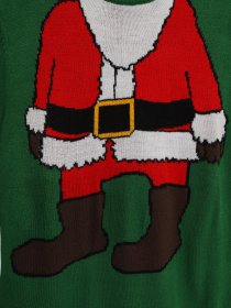 Джемпер H&M модель 0667772_зелений комб. Фото