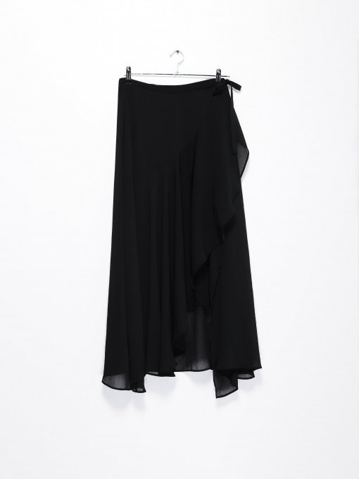 Юбка миди H&M модель 0669014_чорний Фото