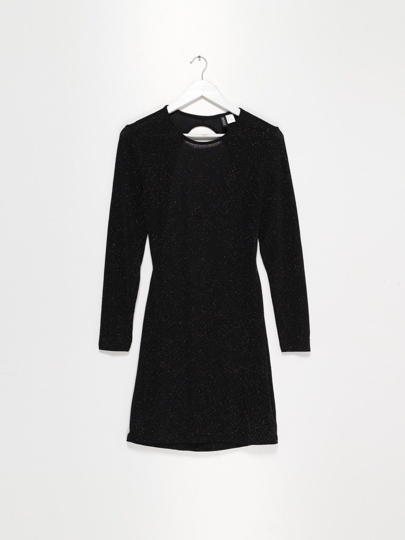 Платье миди H&M модель 0673922_чорний з срібним Фото