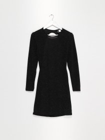 Платье миди H&M модель 0673922_чорний з срібним Фото