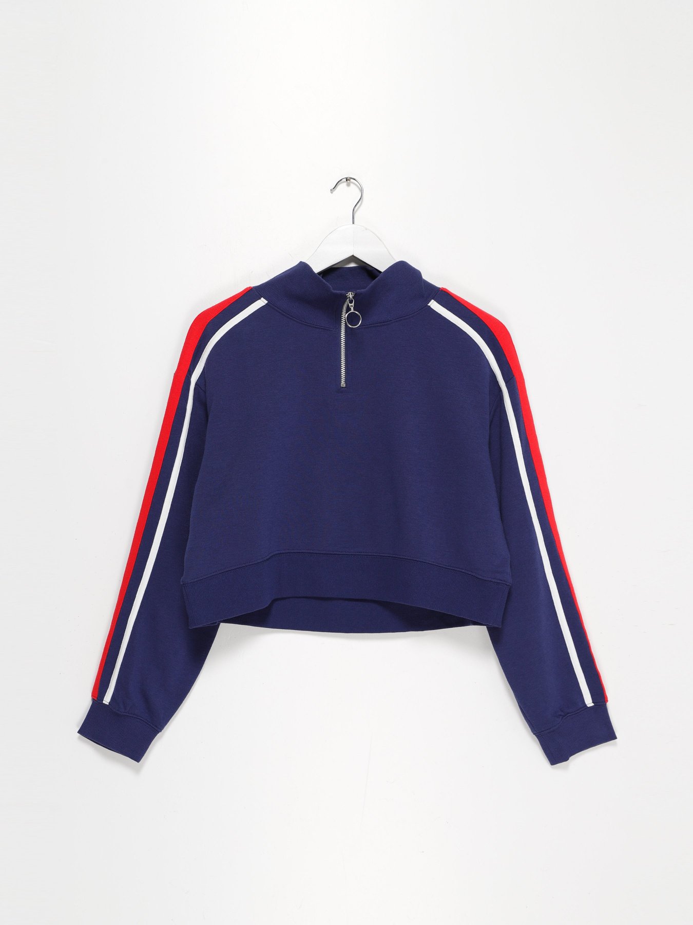 Свитшот H&M модель 0674492_т.синій комб. Фото