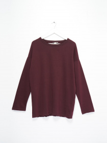 Свитшот H&M модель 0676166_бордовий Фото