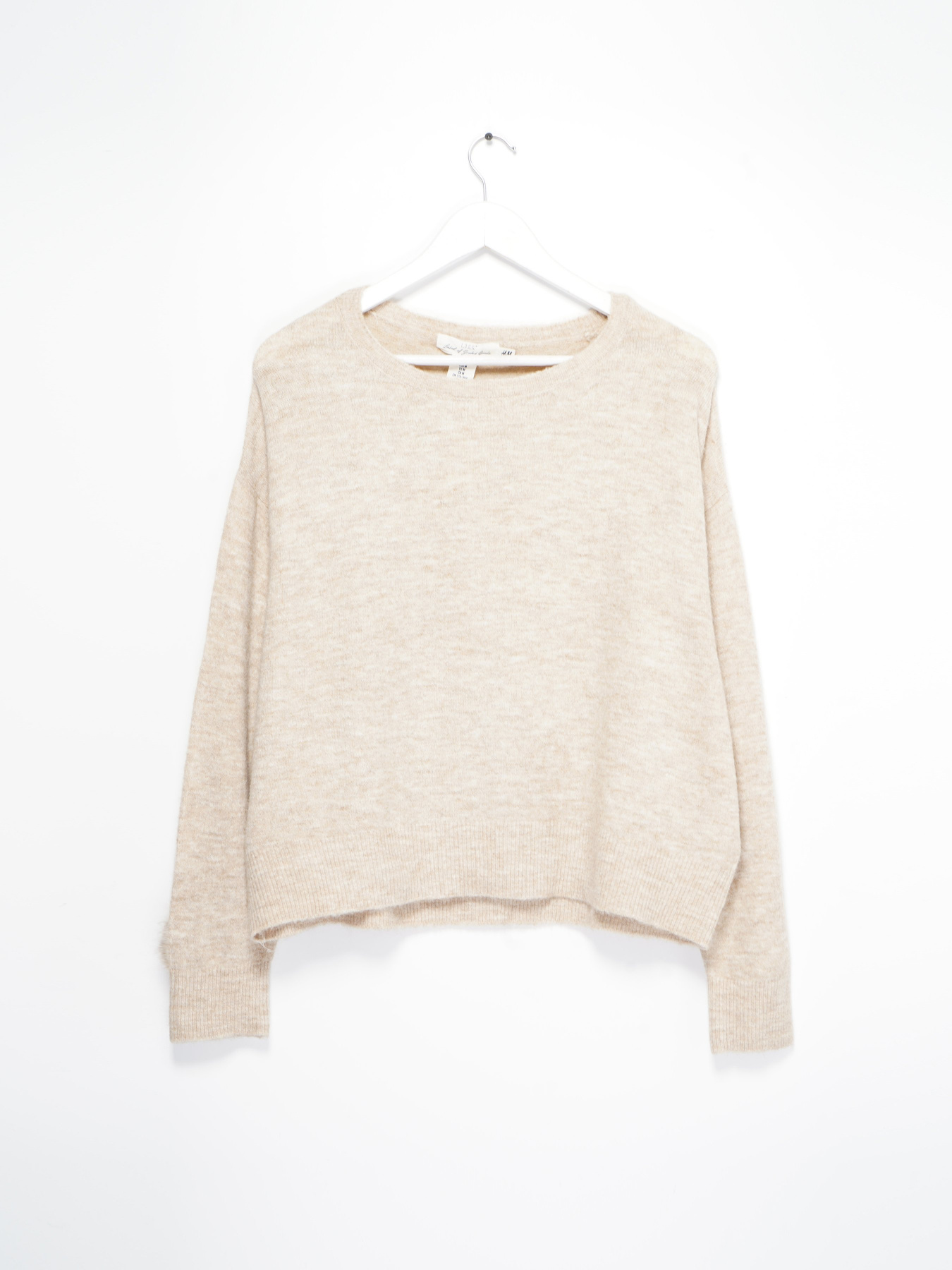 Джемпер H&M модель 0677219_бежевий Фото