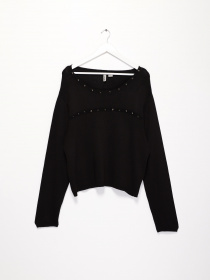 Джемпер H&M модель 0678153_чорний Фото