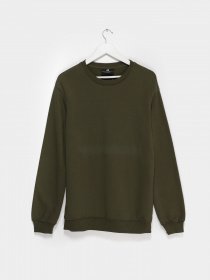 Світшот H&M модель 0685813_хакі Фото