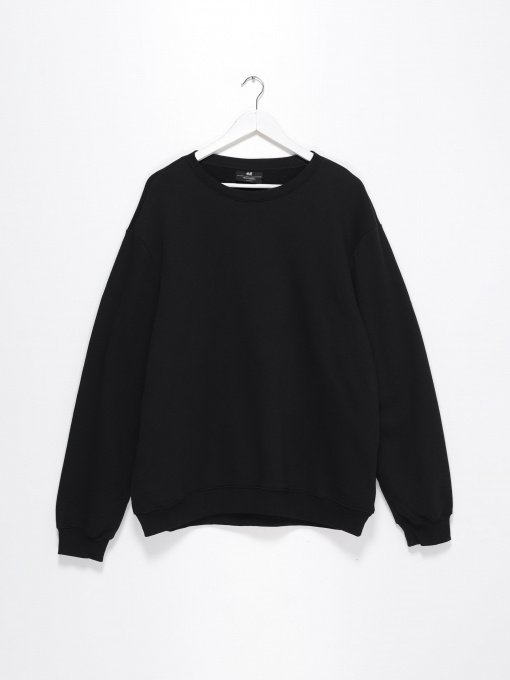 Світшот H&M модель 0685813_чорний Фото