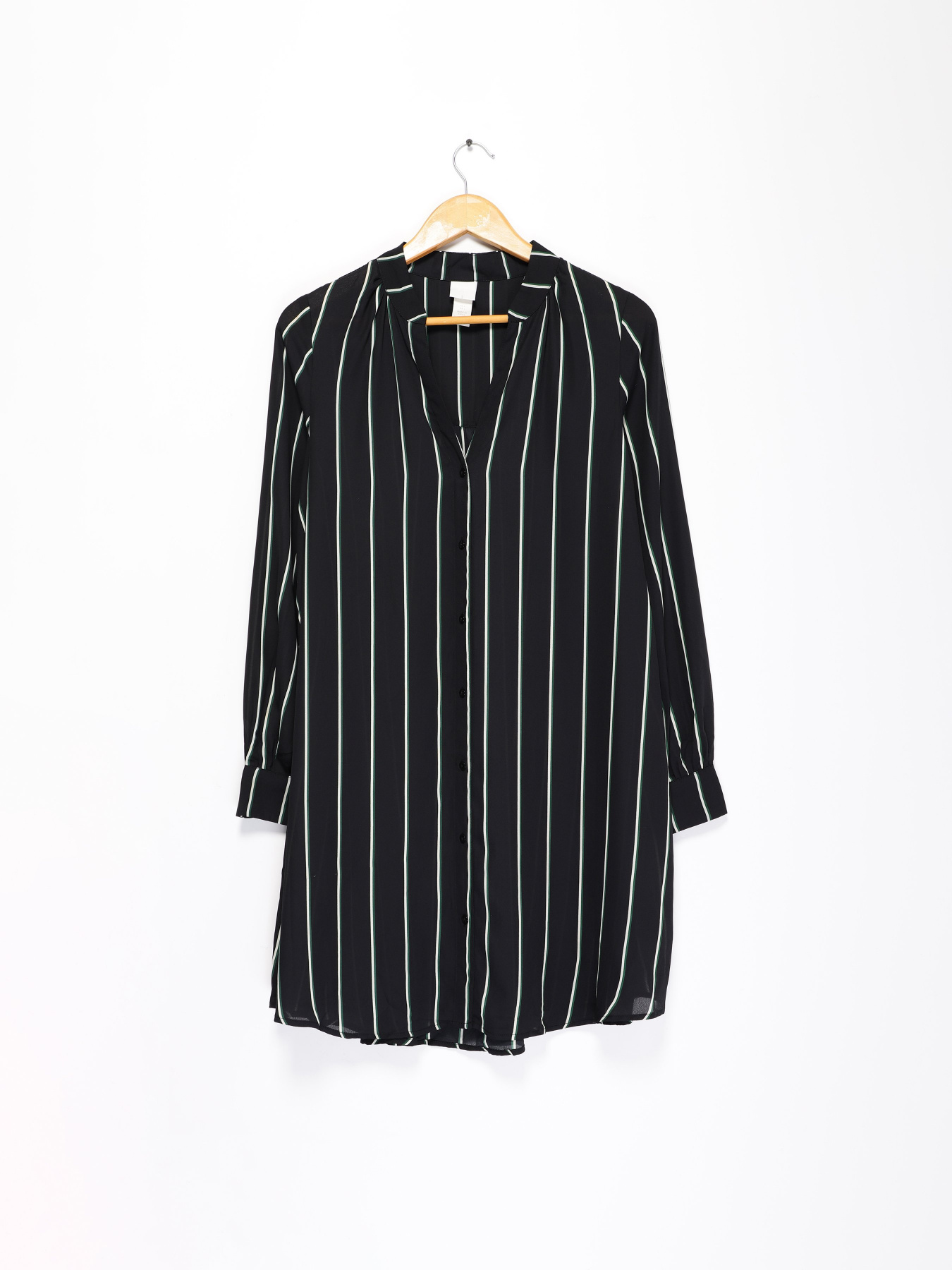 Платье миди H&M модель 0685848_чорний комб. Фото