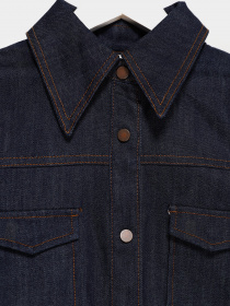 Рубашка H&M модель 0689982_т.синій Фото