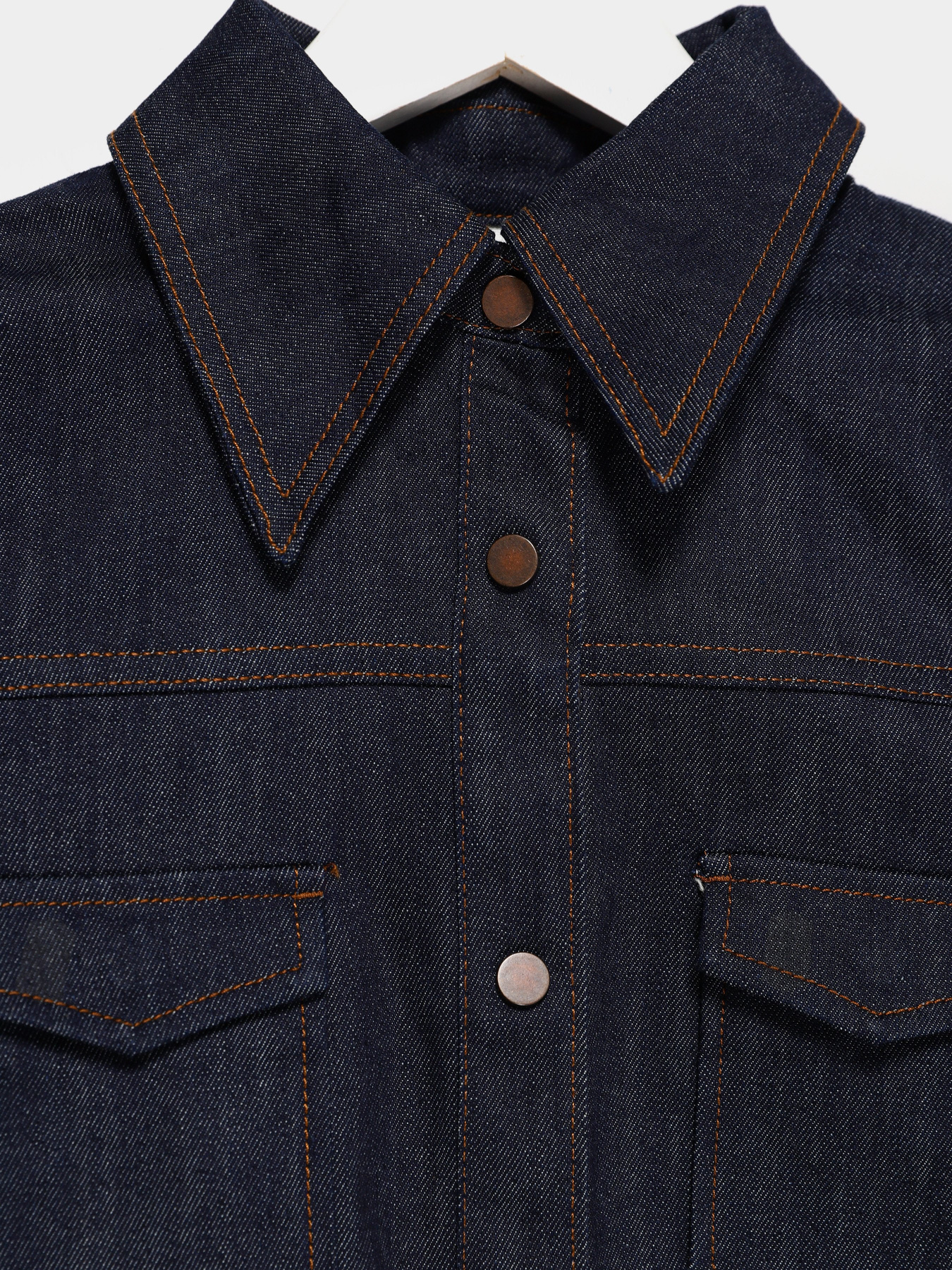 Сорочка повсякденна H&M модель 0689982_т.синій Фото