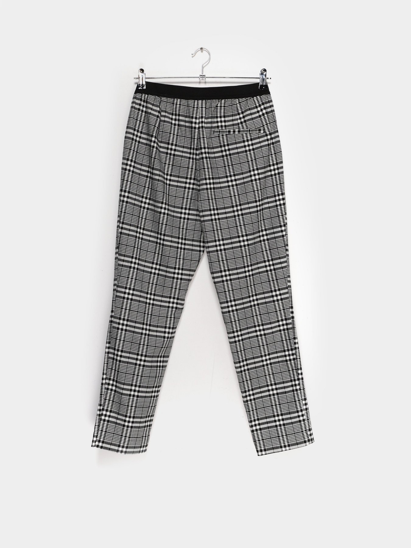 Повседневные штаны H&M модель 0695545_чорний з білим Повседневные штаны H&M модель 0695545_чорний з білим Фото