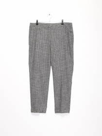 Брюки повседневные H&M модель 0708311_сірий з чорним Фото