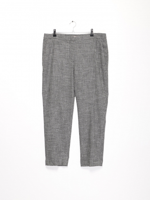 Брюки повседневные H&M модель 0708311_сірий з чорним Фото