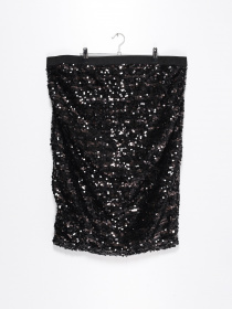 Юбка мини H&M модель 0713914_чорний Юбка мини H&M модель 0713914_чорний Фото