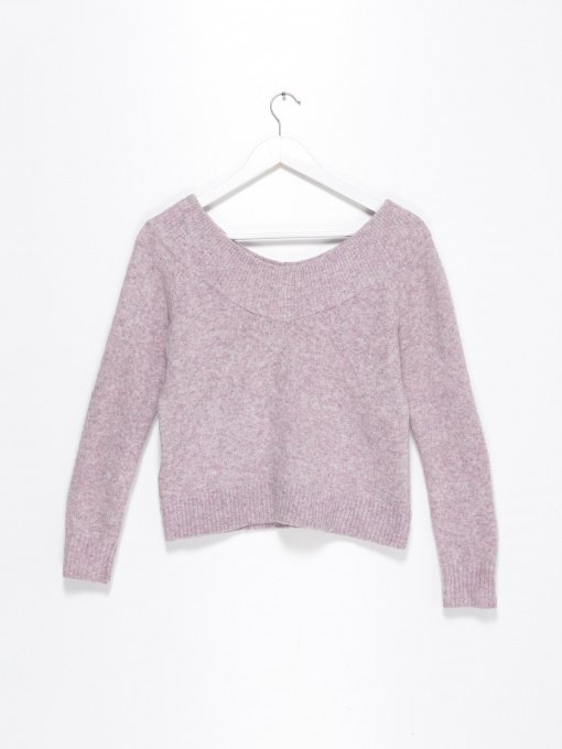 Джемпер H&M модель 0714826_бузковий комб. Фото