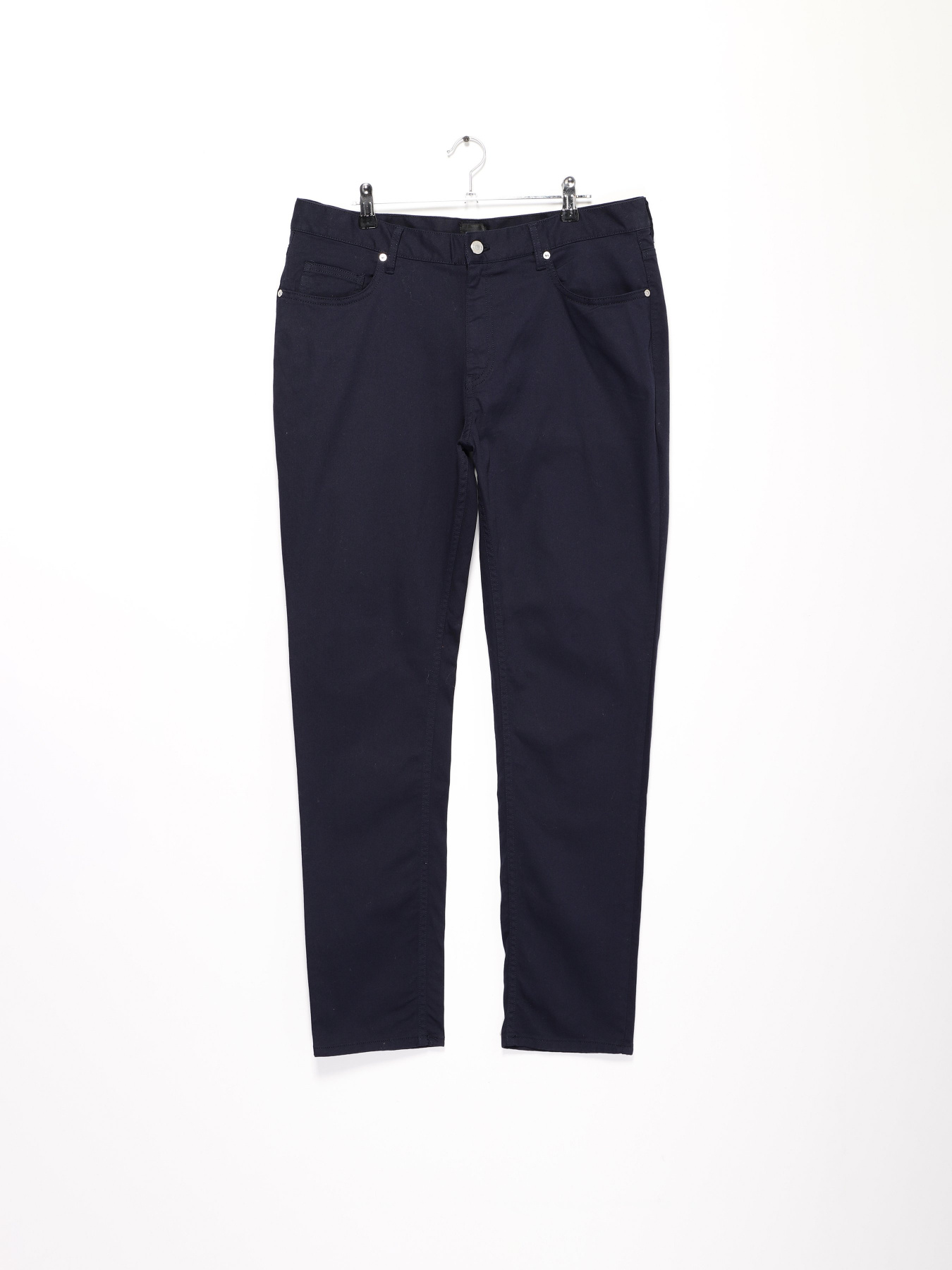 Брюки повседневные H&M модель 0721390_т.синій Фото