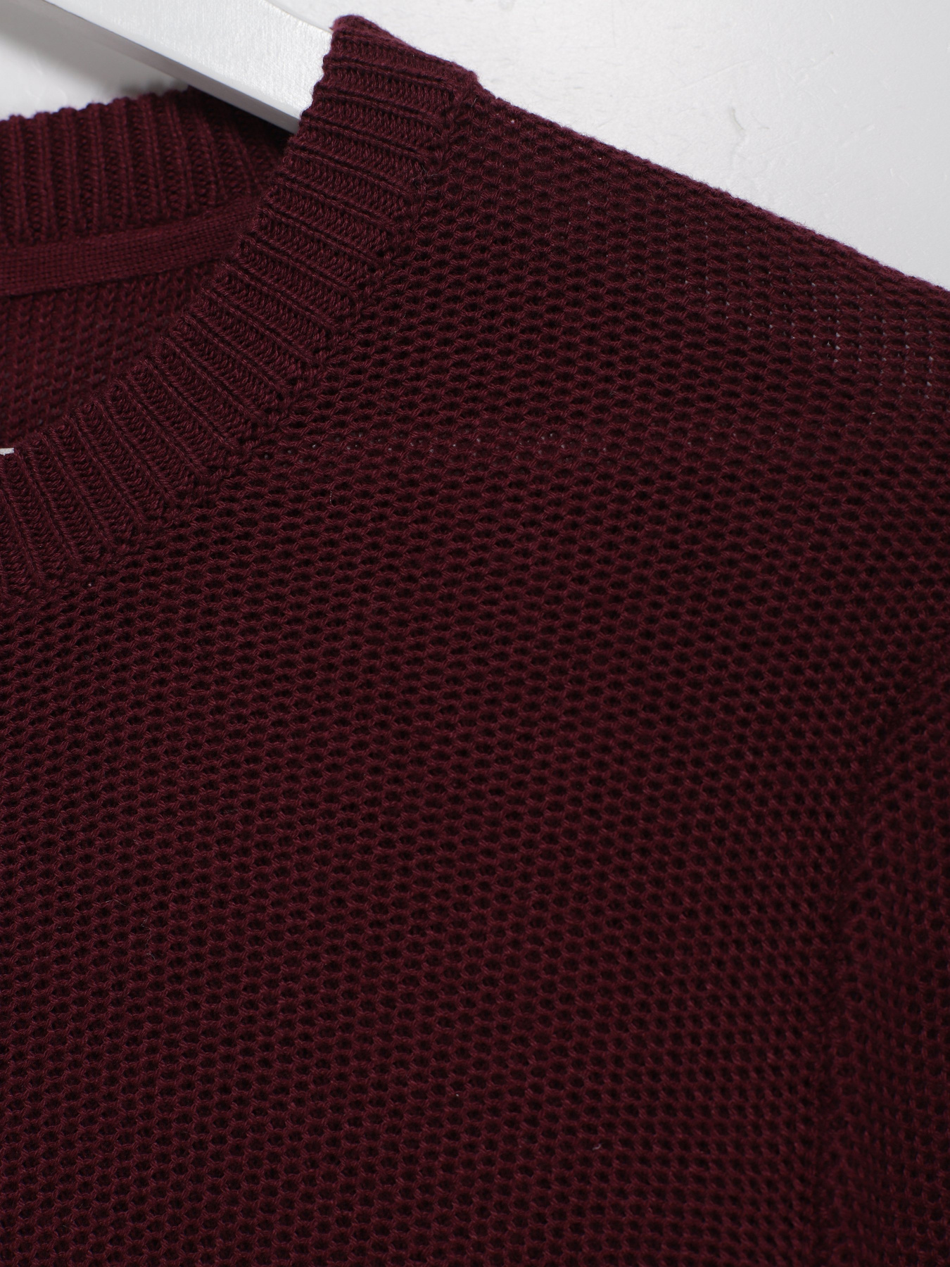 Джемпер H&M модель 0736963_бордовий Фото