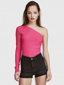 Лонгслив H&M модель 0474664_рожевий Фото