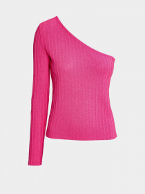 Лонгслів H&M модель 0474664_рожевий Фото