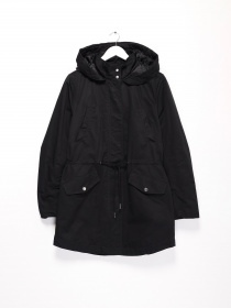 Парка H&M модель 0742561_чорний Фото