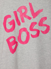 Свитшот H&M модель 0754926_с.сірий з рожевим Фото