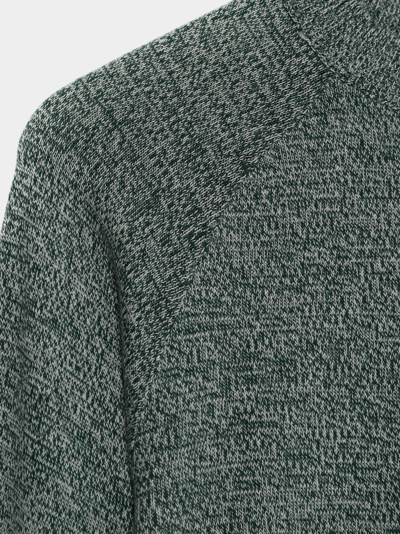 Джемпер H&M модель 0755574_зелений комб. Фото