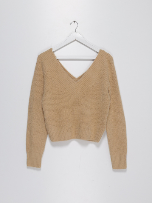 Джемпер H&M модель 0770703_бежевий Фото