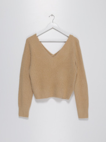 Джемпер H&M модель 0770703_бежевий Фото