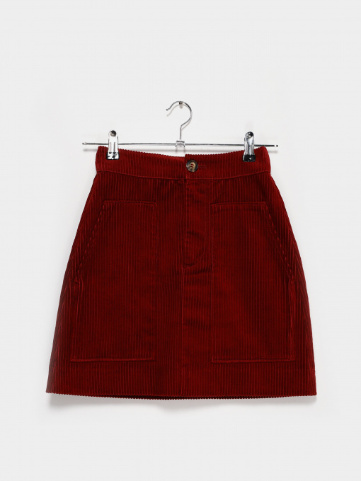 Спідниця міні H&M модель 0771338_коричневий Фото