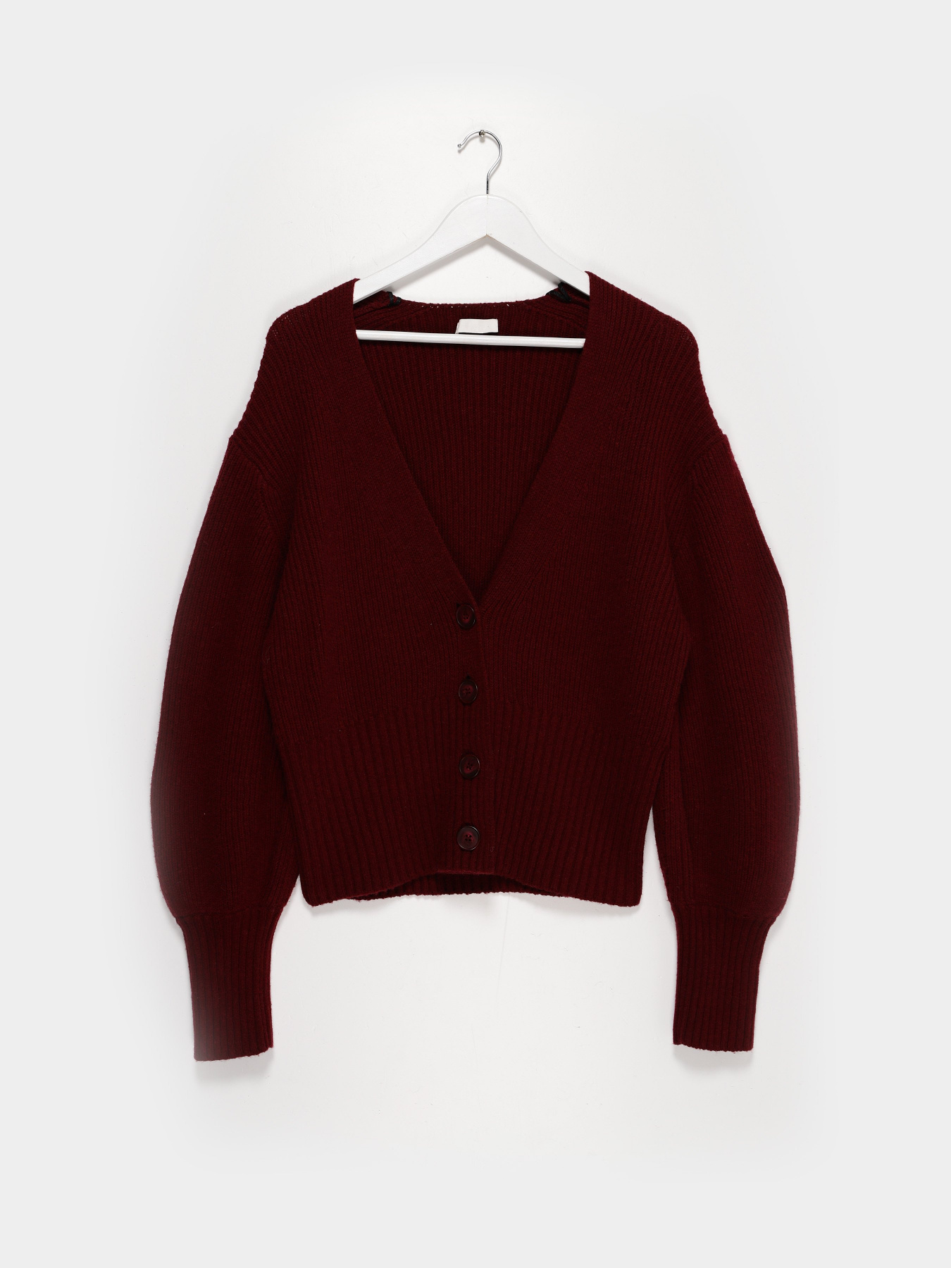 Кардиган H&M модель 0776774_бордовий Кардиган H&M модель 0776774_бордовий Фото